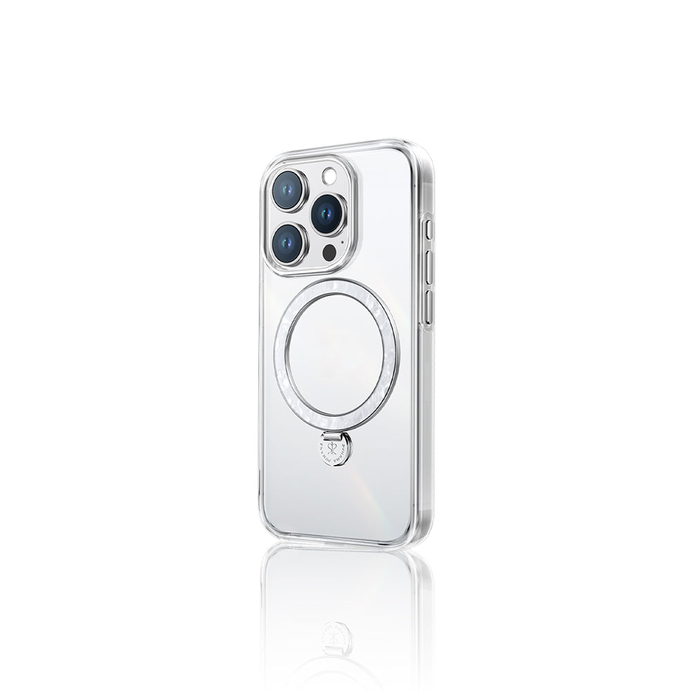 iPhone 15 Pro Kılıf M-safe Şarj Özellikli Standlı Pynana Dancing Streamer Serisi Kapak