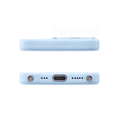 iPhone 15 Pro Kılıf M-safe Şarj Özellikli Standlı Suni Deri Tasarımlı Pynana Dancing Circle Serisi Kapak