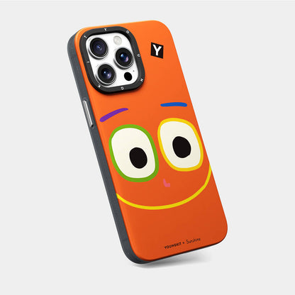 iPhone 15 Pro Kılıf M-safe Şarj Özellikli Sunshine Tasarımlı Youngkit Daily Happy Serisi Kapak