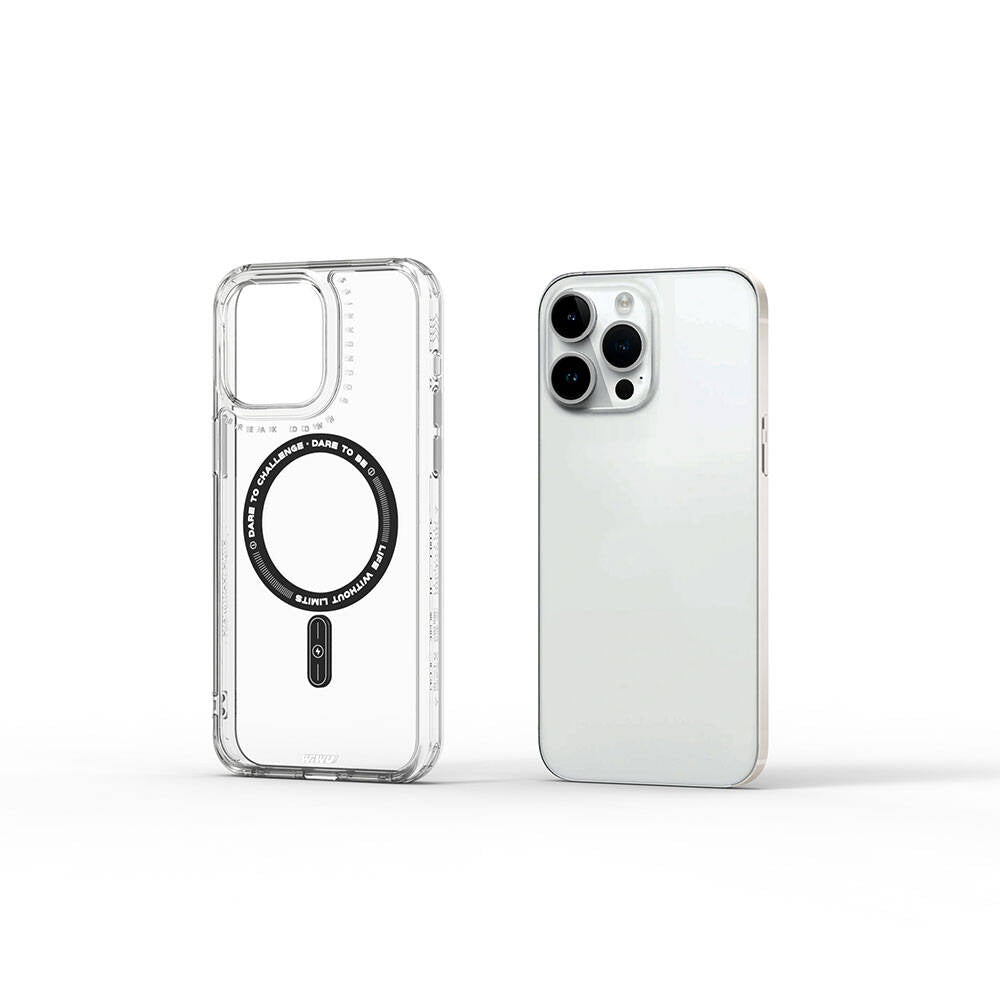 iPhone 15 Pro Kılıf M-safe Şarj Özellikli Wiwu Basic Color J Serisi Kapak