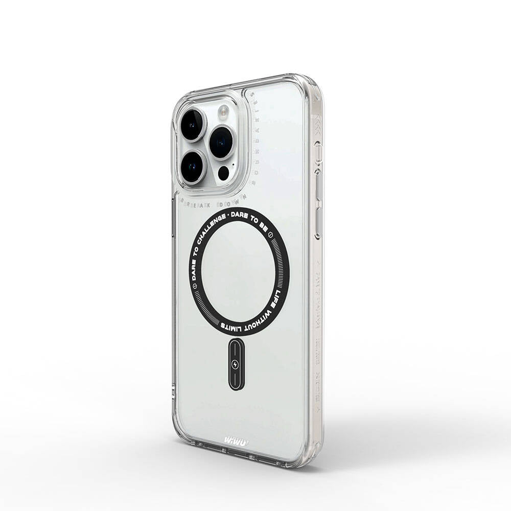 iPhone 15 Pro Kılıf M-safe Şarj Özellikli Wiwu Basic Color J Serisi Kapak