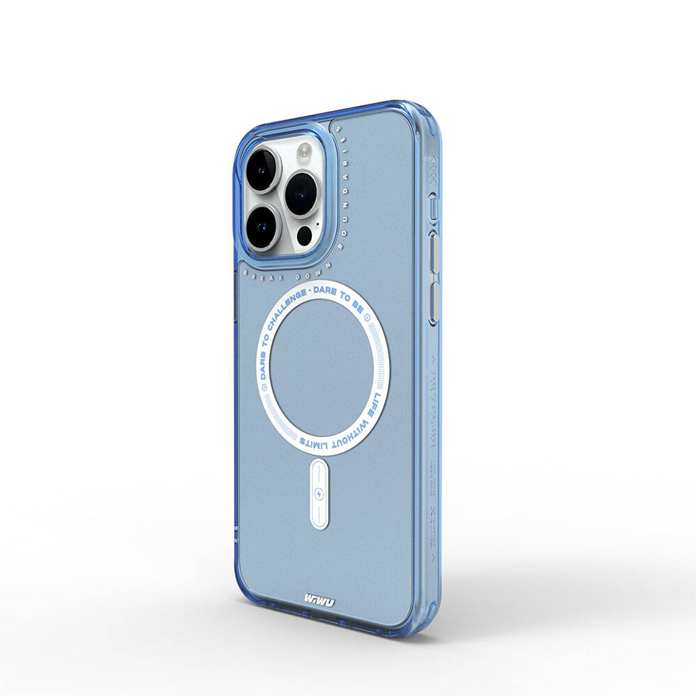 iPhone 15 Pro Kılıf M-safe Şarj Özellikli Wiwu Basic Color J Serisi Kapak