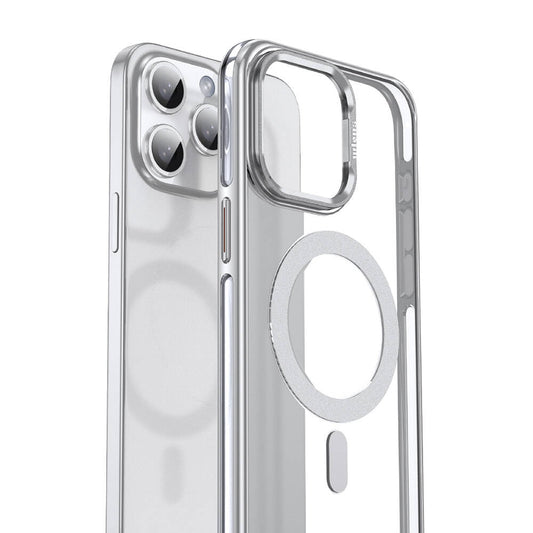 iPhone 15 Pro Kılıf M-safe Şarj Özellikli Wlons Standlı Efsane Kapak