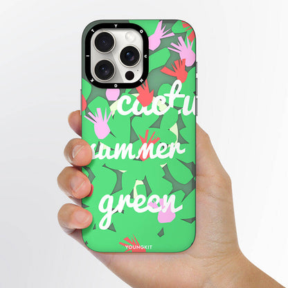 iPhone 15 Pro Kılıf M-safe Şarj Özellikli Yaz Meyvesi Desenli Youngkit Fruity Flavour Serisi Kapak