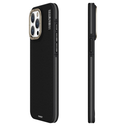 iPhone 15 Pro Kılıf M-safe Şarj Özellikli YoungKit 600D Kevlar Kapak