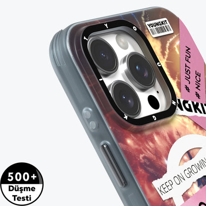 iPhone 15 Pro Kılıf M-safe Şarj Özellikli Youngkit A-City Serisi Kapak