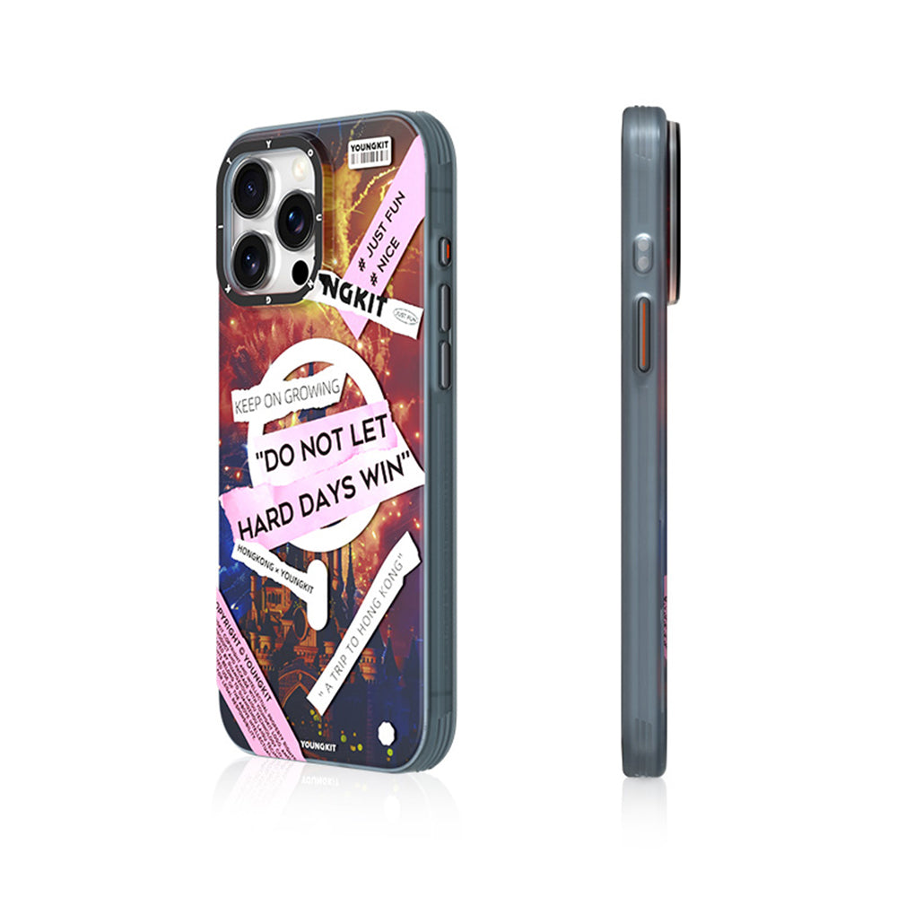 iPhone 15 Pro Kılıf M-safe Şarj Özellikli Youngkit A-City Serisi Kapak