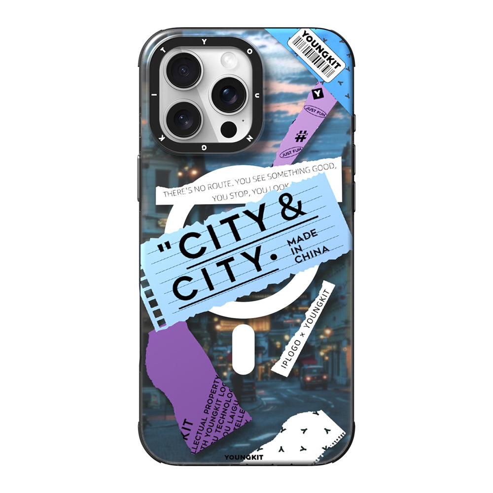iPhone 15 Pro Kılıf M-safe Şarj Özellikli Youngkit A-City Serisi Kapak
