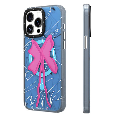 iPhone 15 Pro Kılıf M-safe Şarj Özellikli Youngkit Anti-Trend Serisi Kapak