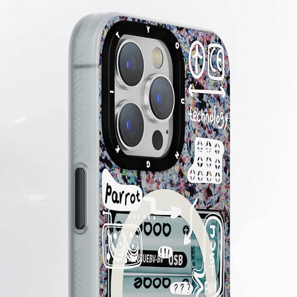 iPhone 15 Pro Kılıf M-safe Şarj Özellikli Youngkit Dark Matter Serisi Kapak