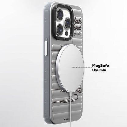 iPhone 15 Pro Kılıf M-safe Şarj Özellikli Youngkit Fishing Serisi Kapak