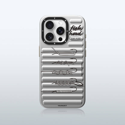 iPhone 15 Pro Kılıf M-safe Şarj Özellikli Youngkit Fishing Serisi Kapak