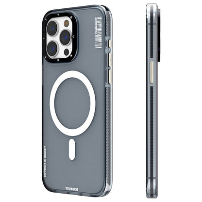 iPhone 15 Pro Kılıf M-safe Şarj Özellikli Youngkit Jiansha Serisi Kapak
