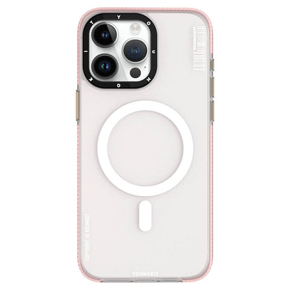 iPhone 15 Pro Kılıf M-safe Şarj Özellikli Youngkit Jiansha Serisi Kapak