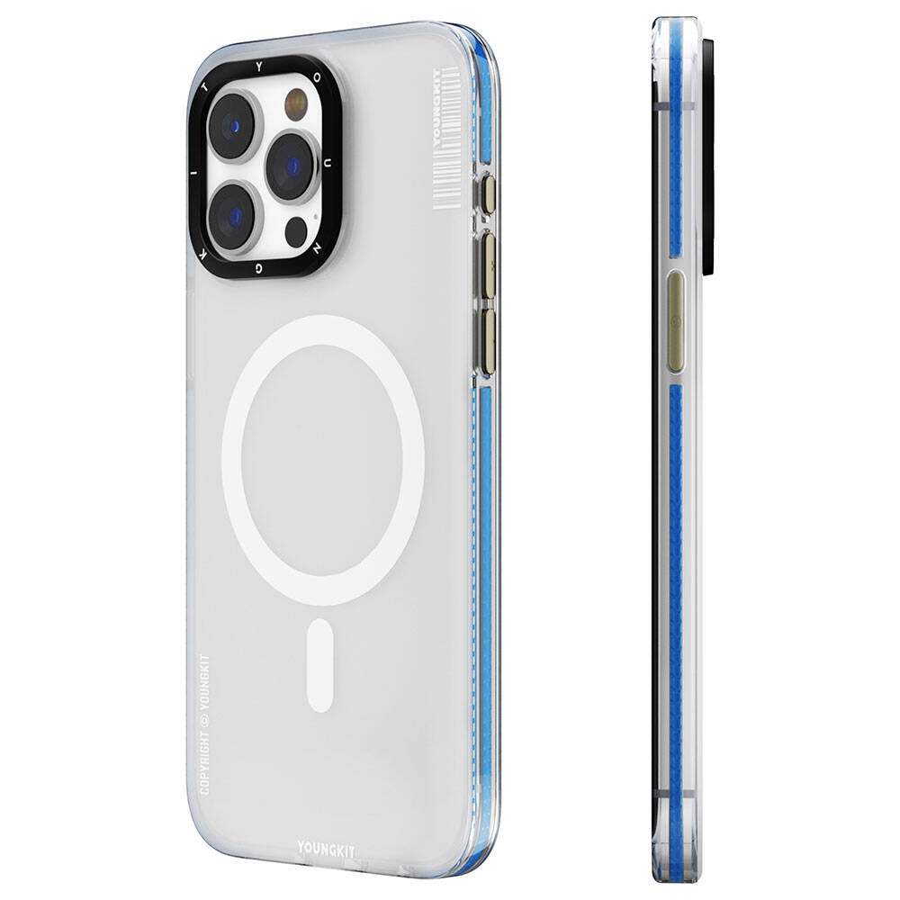 iPhone 15 Pro Kılıf M-safe Şarj Özellikli Youngkit Jiansha Serisi Kapak