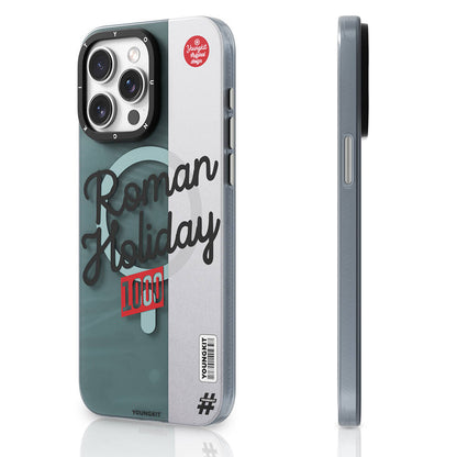 iPhone 15 Pro Kılıf M-safe Şarj Özellikli Youngkit Motorcycle Legend Serisi Kapak