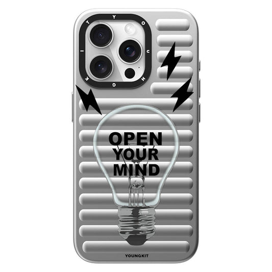 iPhone 15 Pro Kılıf M-safe Şarj Özellikli Youngkit Open Mind Serisi Kapak