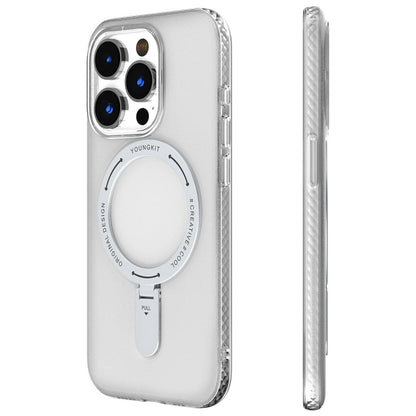 iPhone 15 Pro Kılıf M-safe Şarj Özellikli Youngkit Rock Serisi Kapak