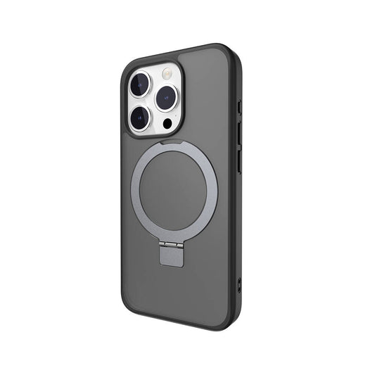 iPhone 15 Pro Kılıf M-safe Şarj Özellikli Yüzük Standlı Lisanslı Switcheasy Magstand-M Kapak