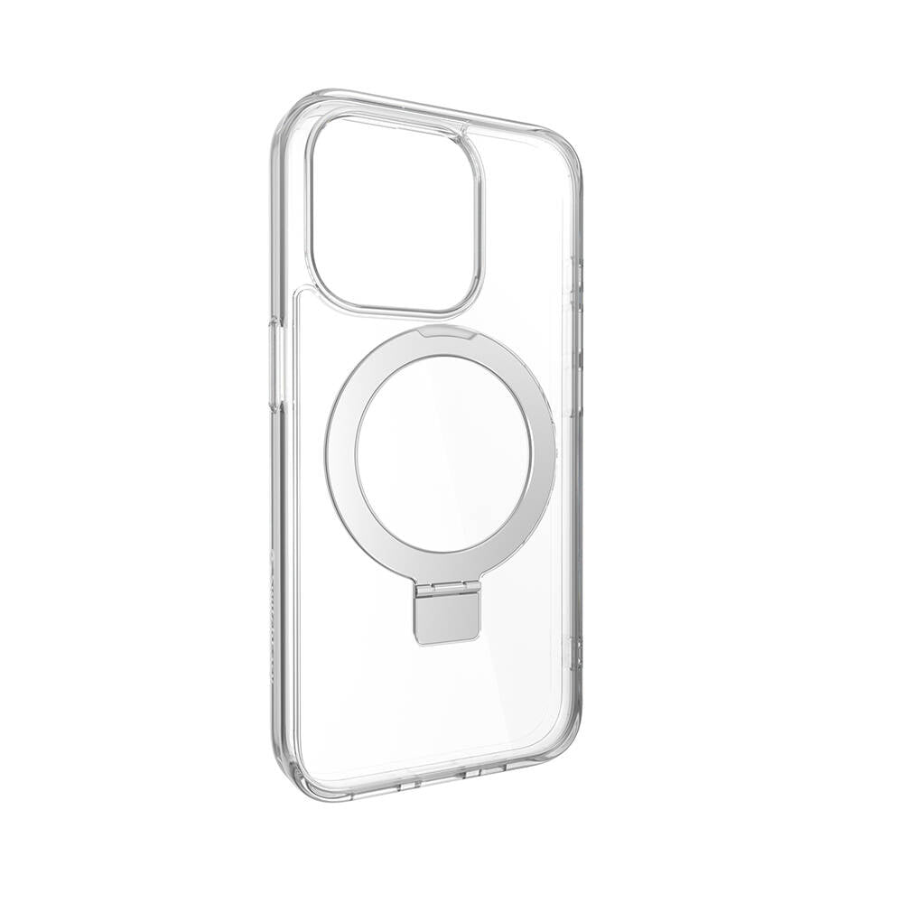 iPhone 15 Pro Kılıf M-safe Şarj Özellikli Yüzük Standlı Lisanslı Switcheasy Magstand-M Kapak