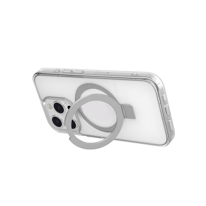 iPhone 15 Pro Kılıf M-safe Şarj Özellikli Yüzük Standlı Lisanslı Switcheasy Magstand-M Kapak