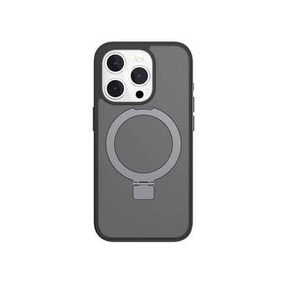 iPhone 15 Pro Kılıf M-safe Şarj Özellikli Yüzük Standlı Lisanslı Switcheasy Magstand-M Kapak