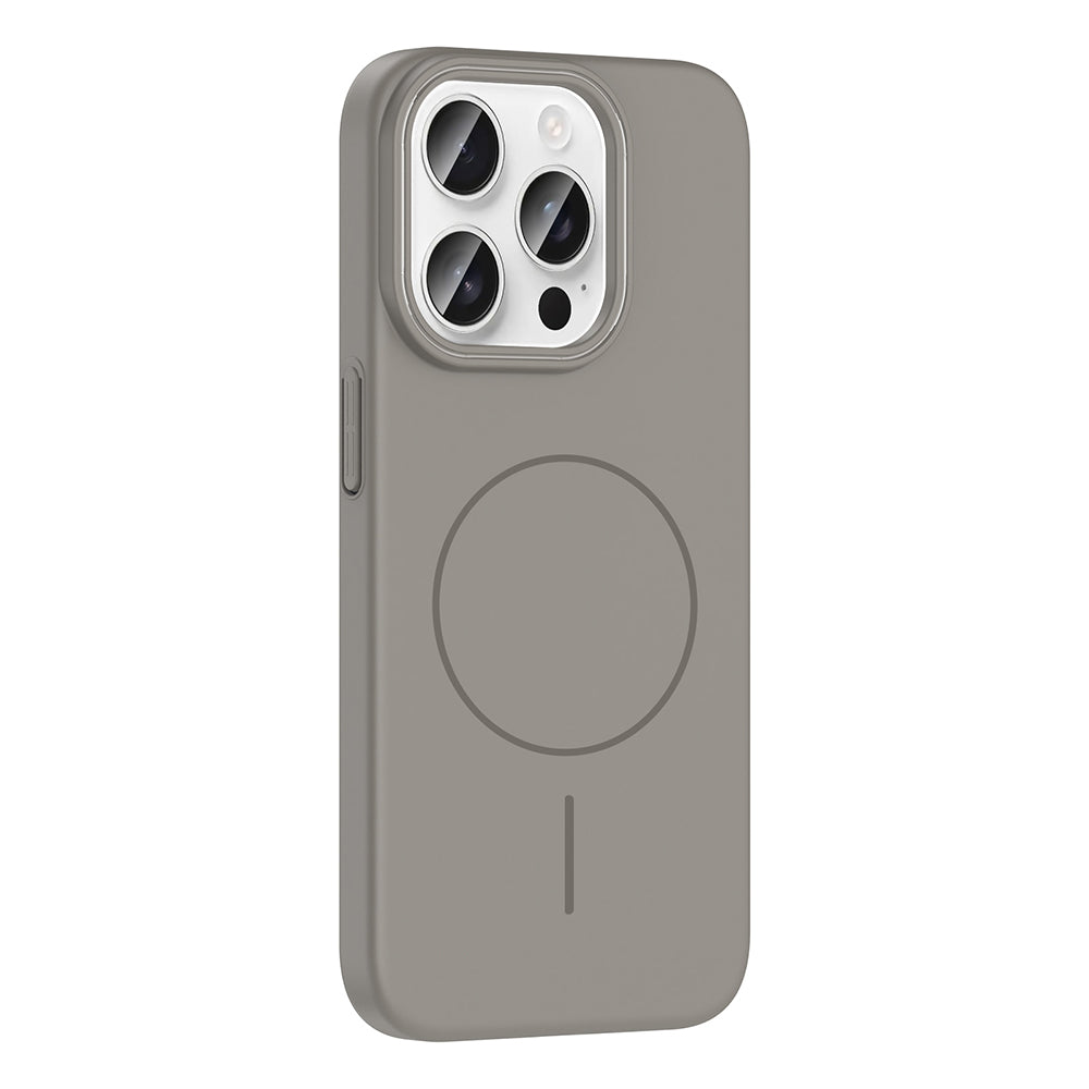 Apple iPhone 15 Pro Kılıf M-safe Şarj Özellikli Zore Ruby Sert Kapak