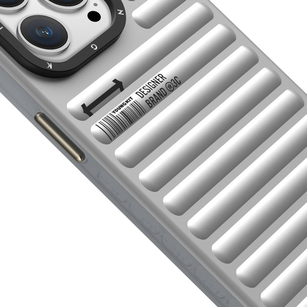 iPhone 15 Pro Kılıf Mat Renkli Tasarım YoungKit Original Serisi Kapak