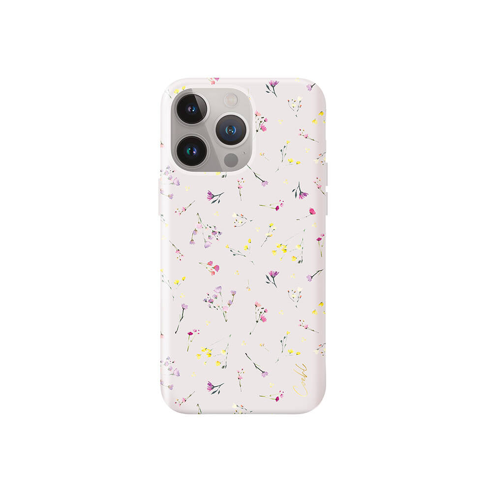 iPhone 15 Pro Kılıf Mini Çayır Çiçekleri Desenli Coehl Prairie Kapak