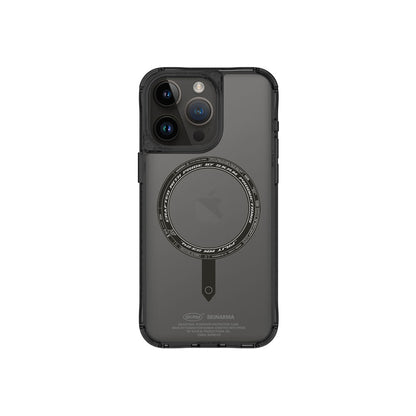 iPhone 15 Pro Kılıf SkinArma Şeffaf Airbag Tasarımlı M-safe Şarj Özellikli Saido Kapak