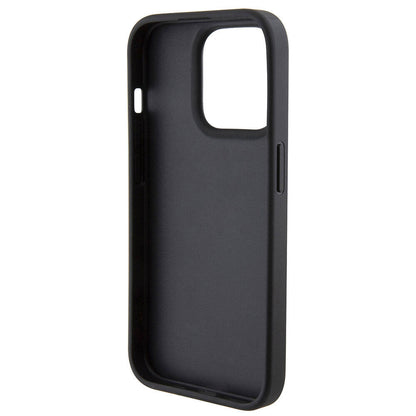 iPhone 15 Pro Kılıf U.S. Polo Assn. Orjinal Lisanslı Deri Şeritli Logo Dizayn Kapak