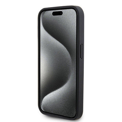 iPhone 15 Pro Kılıf U.S. Polo Assn. Orjinal Lisanslı Üç Renk Şerit Tasarımlı Baskı Logolu Kapak