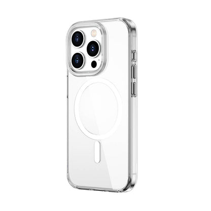 iPhone 15 Pro Kılıf Wiwu BC-022 M-safe Şarj Özellikli Şeffaf Transparan Kapak