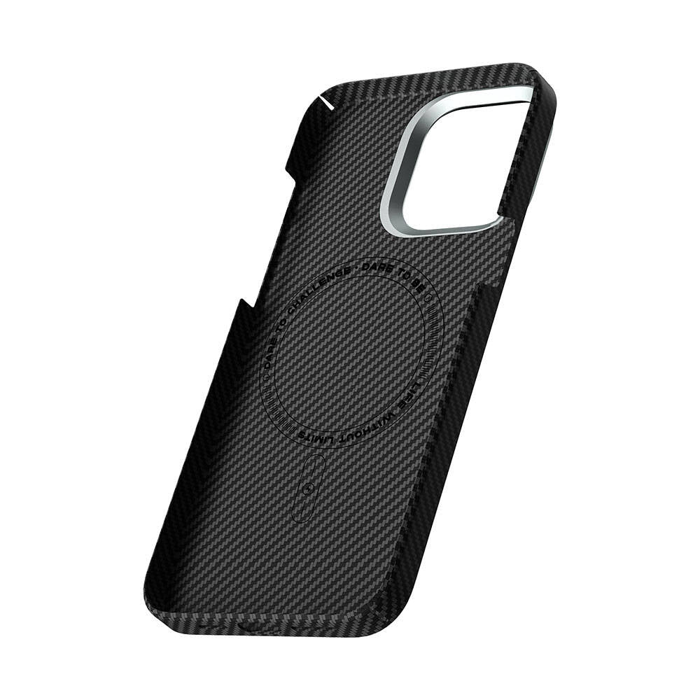 iPhone 15 Pro Kılıf Wiwu KJZ-017 Karbon Fiber 600D Explore Kevlar Kapak