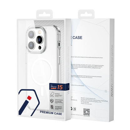 iPhone 15 Pro Kılıf Wiwu MCC-101 Magnetic Crystal Sert PC Kapak
