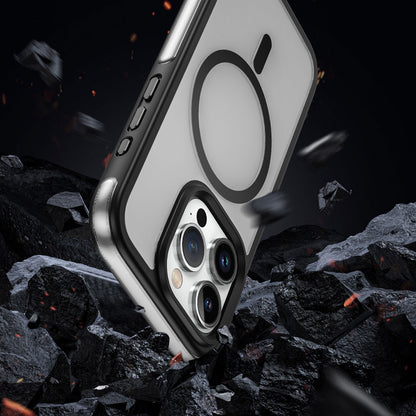 iPhone 15 Pro Kılıf Wiwu ZKK-012 M-safe Şarj Özellikli Air Cushion Kapak