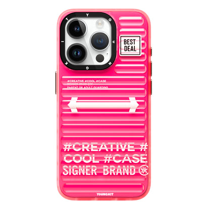 iPhone 15 Pro Kılıf YoungKit Luggage FireFly Serisi Kapak
