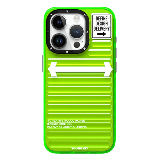 iPhone 15 Pro Kılıf YoungKit Luggage FireFly Serisi Kapak