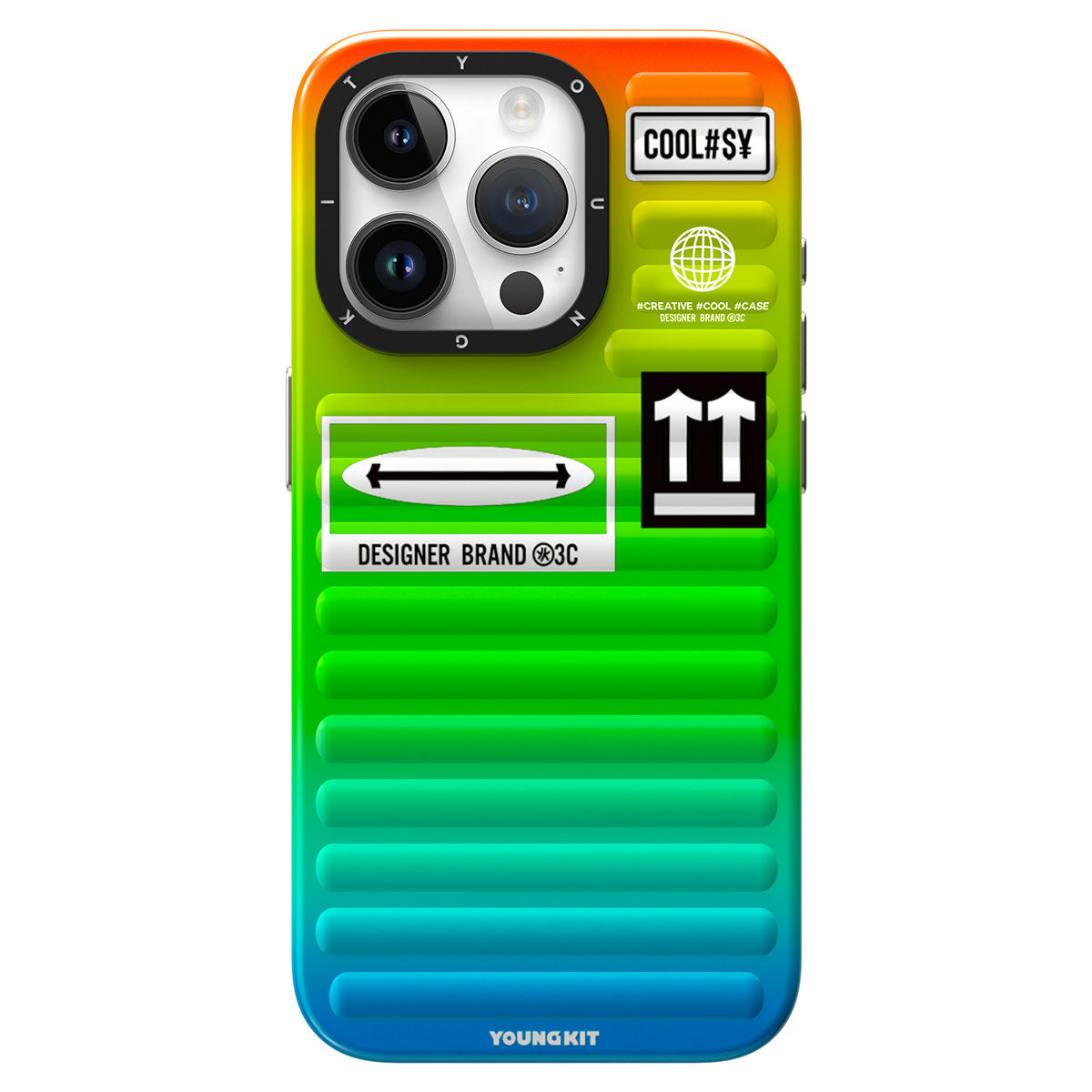 iPhone 15 Pro Kılıf YoungKit The Secret Color Serisi Kapak