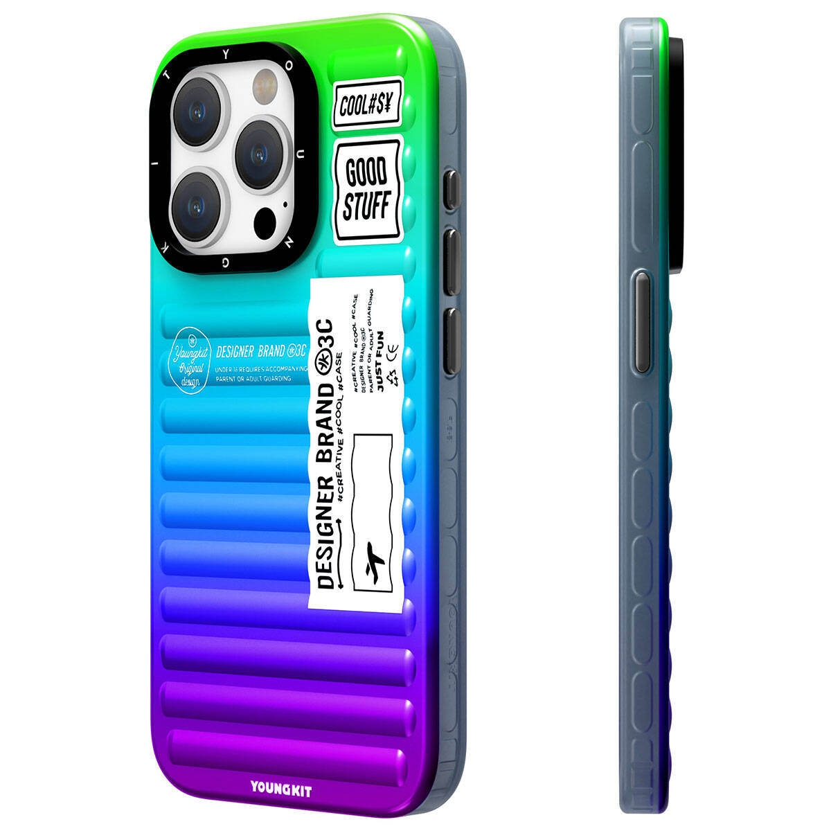 iPhone 15 Pro Kılıf YoungKit The Secret Color Serisi Kapak