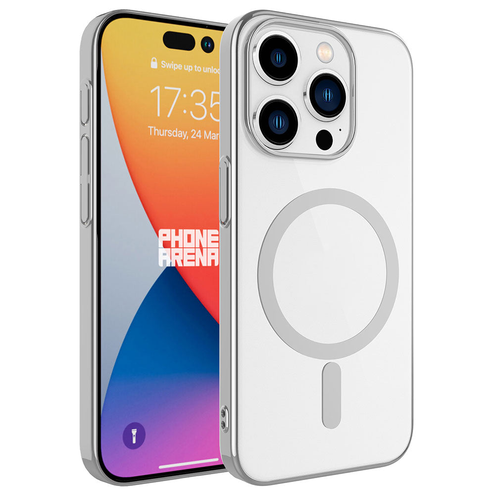 Apple iPhone 15 Pro Kılıf Zore Wireless Şarj Özellikli Pixel M-safe Kapak