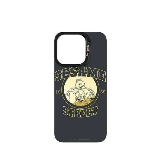iPhone 15 Pro M-safe Şarj Özellikli Casebang Sesame Street Serisi Mıknatıslı Arka Panel