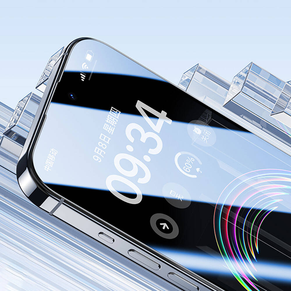 iPhone 15 Pro Max Benks V Pro Ultra Shield 0.3mm Ekran Koruyucu + Kolay Uygulama Aparatlı