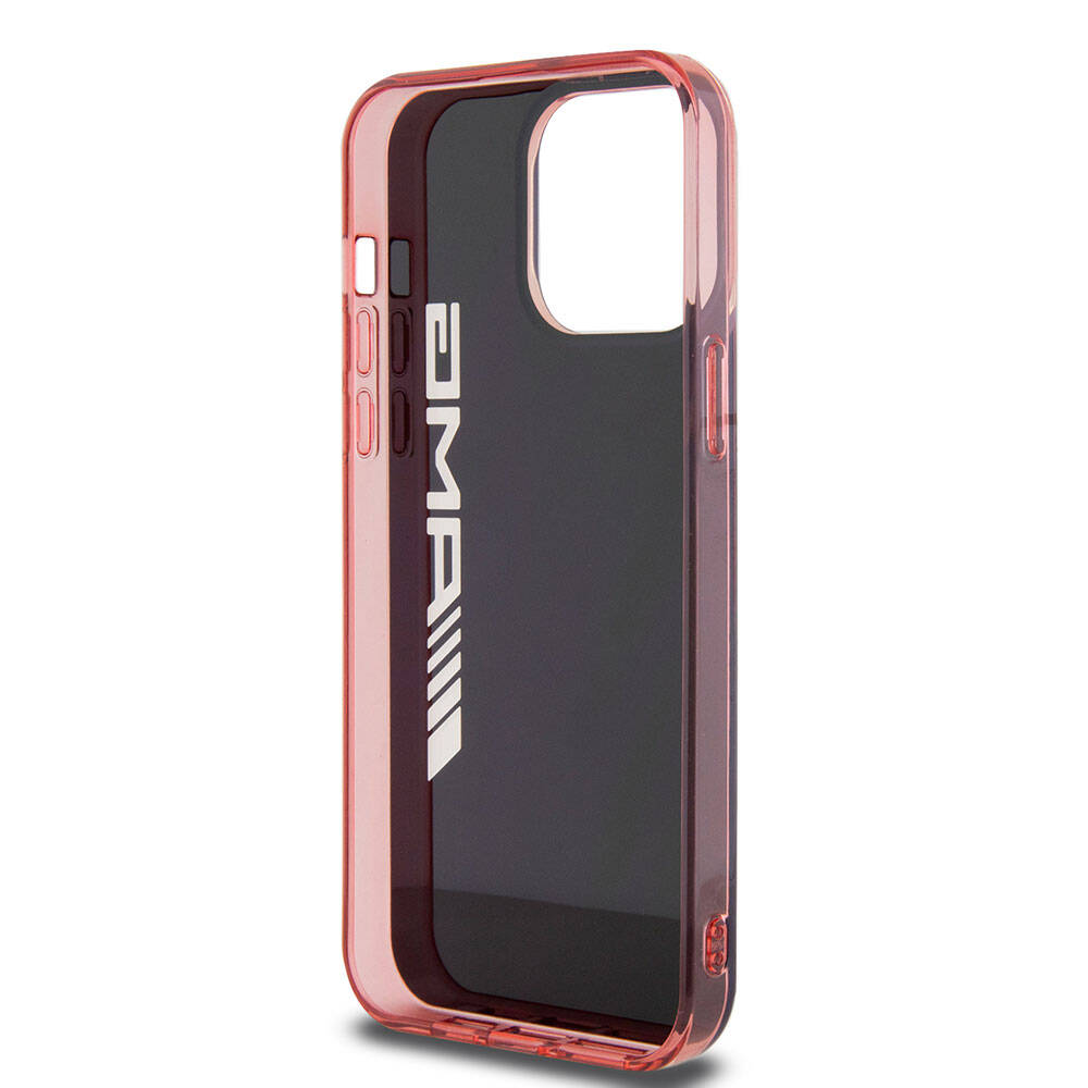 iPhone 15 Pro Max Kılıf AMG Orjinal Lisanslı Çift Katmanlı Şeffaf Büyük Logo Kapak