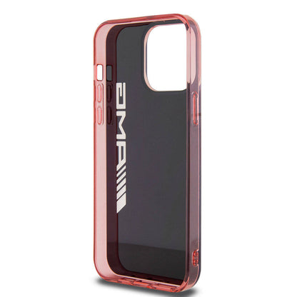 iPhone 15 Pro Max Kılıf AMG Orjinal Lisanslı Çift Katmanlı Şeffaf Büyük Logo Kapak