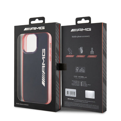 iPhone 15 Pro Max Kılıf AMG Orjinal Lisanslı Çift Katmanlı Şeffaf Büyük Logo Kapak