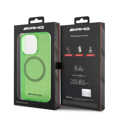 iPhone 15 Pro Max Kılıf AMG Orjinal Lisanslı M-safe Şarj Özellikli Transparan Kapak