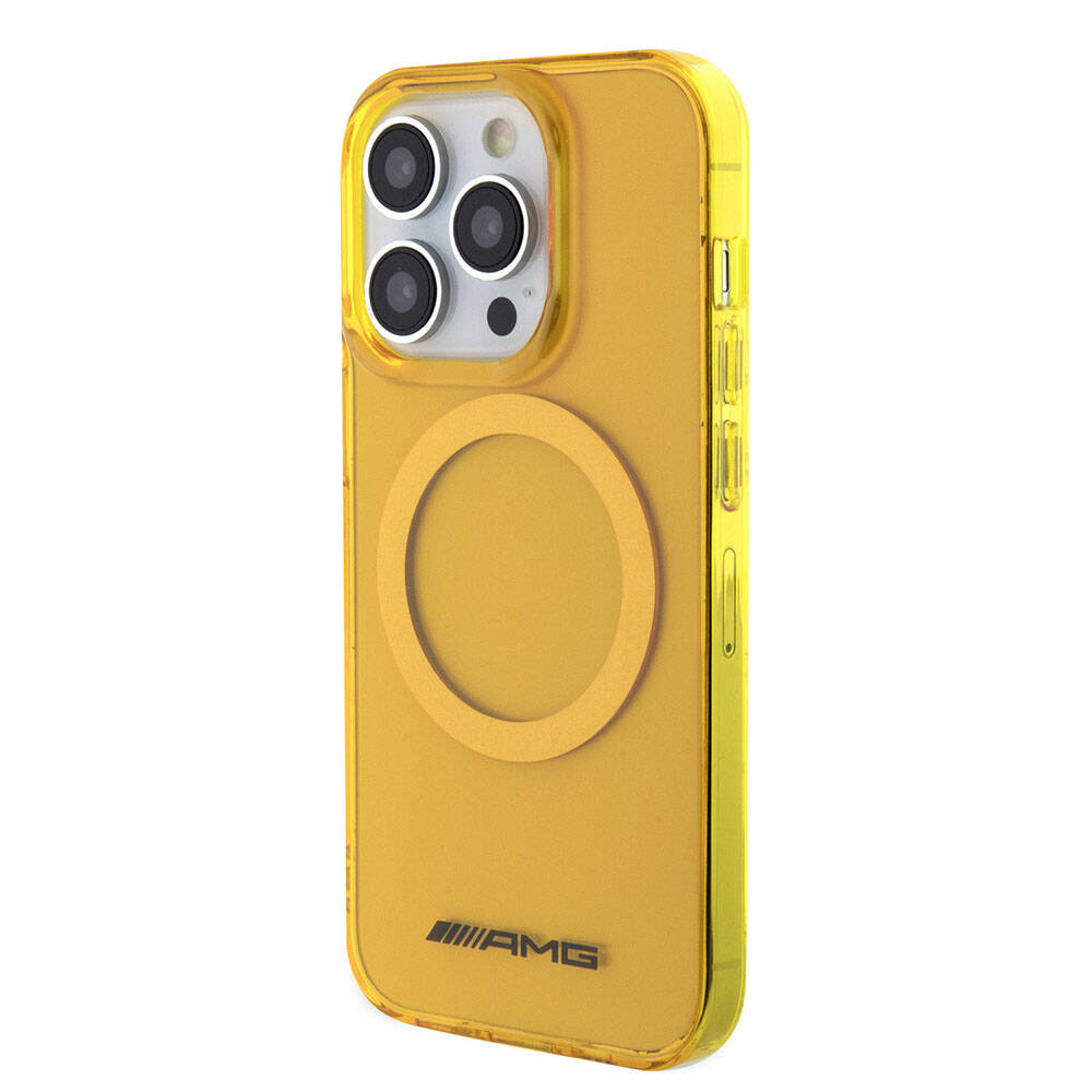 iPhone 15 Pro Max Kılıf AMG Orjinal Lisanslı M-safe Şarj Özellikli Transparan Kapak