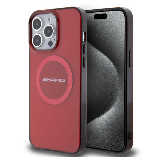 iPhone 15 Pro Max Kılıf AMG Orjinal Lisanslı M-safe Şarj Özellikli Transparan Timeless Kapak