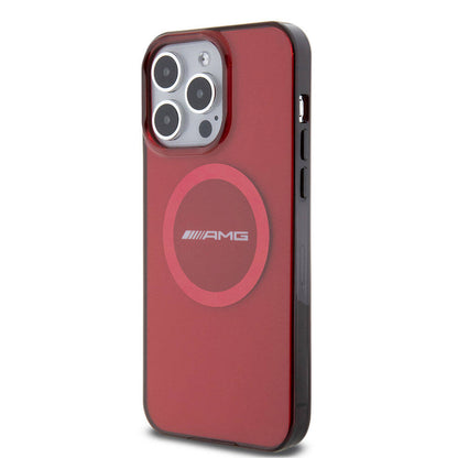 iPhone 15 Pro Max Kılıf AMG Orjinal Lisanslı M-safe Şarj Özellikli Transparan Timeless Kapak
